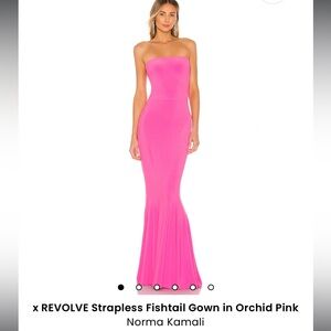 Strapless Fishtail Gown in Orchid Pink
Norma Kamali
